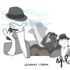 Dibujandro. Leonard Cohen