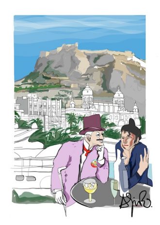 Dibujandro. Personajes prestados